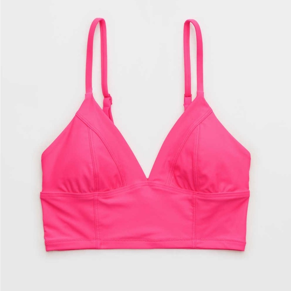 Aerie Bright Pink Bikini Top